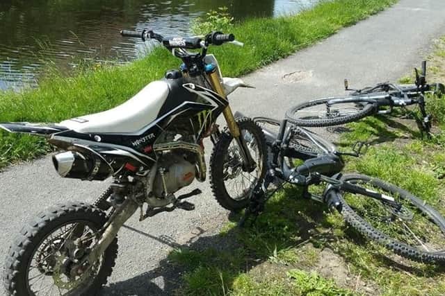 Police issue warning after illegal off road bike seized in Burnley