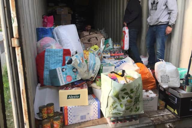 The Burnley, Nelson and Brierfield branch of charity Unite 4 Humanity have filled three huge trucks totalling 78 tons of aid for the Yemen Container Appeal. (s)