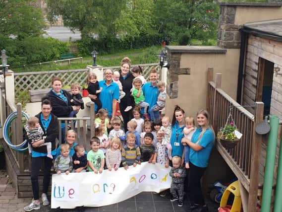 Staff and children at Padiham's Victoria's Nursery are thrilled to be rated good by Ofsted inspectors.