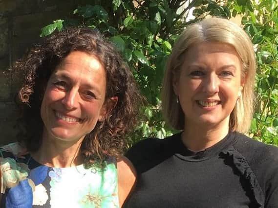 Rosehill House owner Emma Pennington (right) with Alex Polizzi of The Hotel Inspector fame.