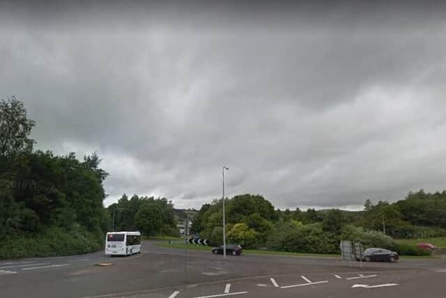 The eastern roundabout of junction 13 of the M65 (Google image)