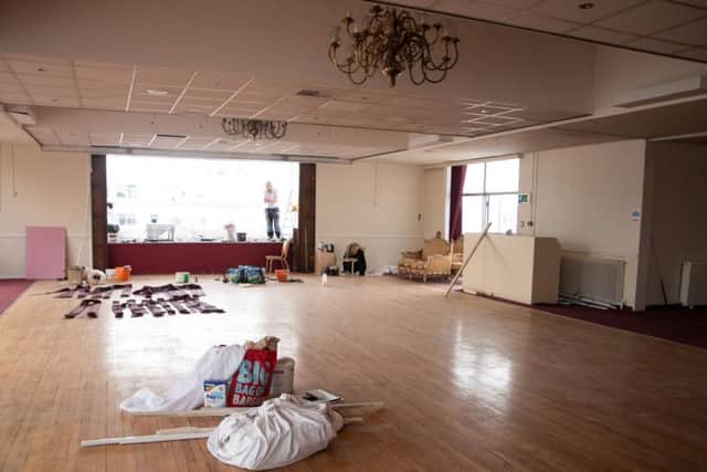 Tender loving care is needed to bring the once magnificent ballroom back to life.