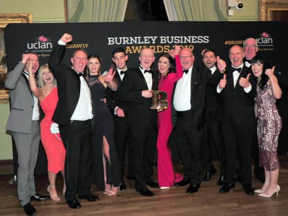 Pipeline Induction Heat won Business of the Year at the Burnley Business Awards