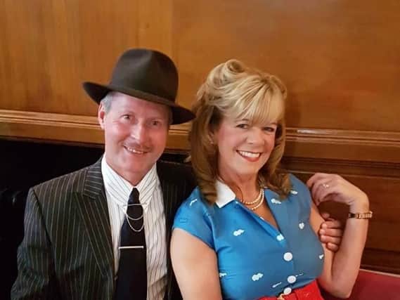 The Mayor and Mayoress of Padiham Coun. Howard Hudson and his wife Patricia looking very stylish at the Ballroom Blitz.