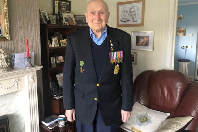Ted Davidson (93), a former tank driver who landed at Normandy's Sword Beach 18 days afterD-Day, will lead Padiham on Parade on Sunday.