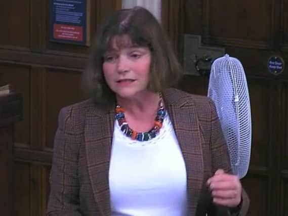 Burnley MP Julie Cooper speaking in Westminster Hall