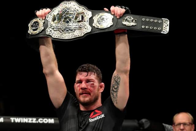 Michael Bisping became the first Briton to win a UFC title