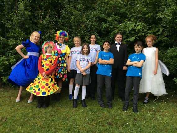 Some of the students from Earby Springfield School who performed at the Pendle Schools' Festival.