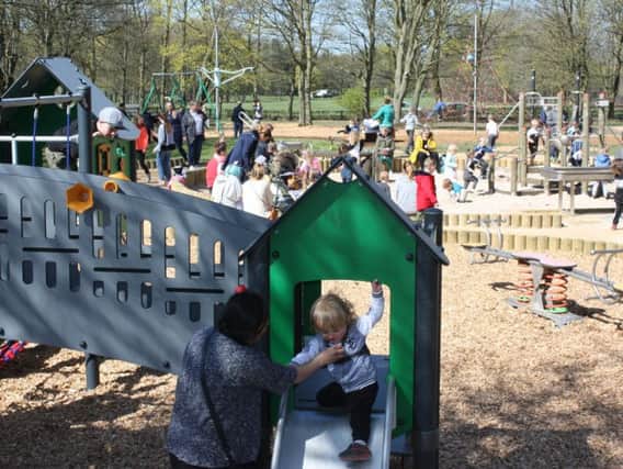 The Riverside play area at Towneley