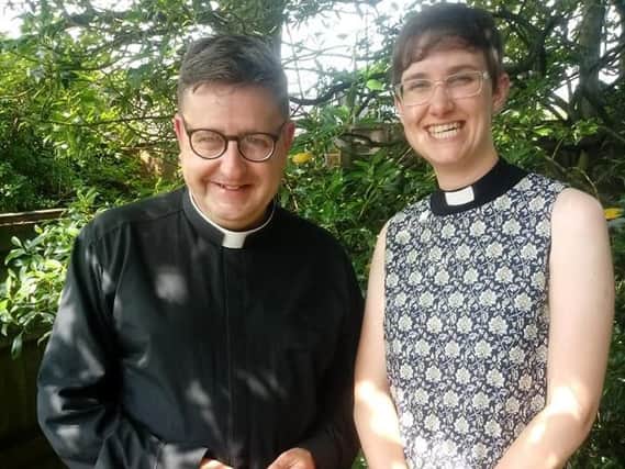 Fr Alex (left) and Rev Kat.