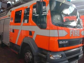 Four fire crews were called to the address