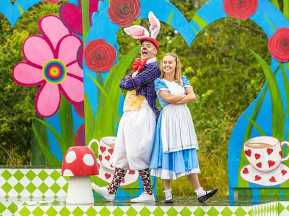 An open air production of Alice in Wonderland is coming to Burnley this weekend.
