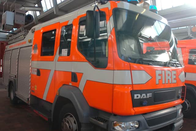 Fire crews made the scene safe