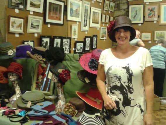 Melanie Corbett pictured at last year's Worsthorne Arts and Crafts Fair.