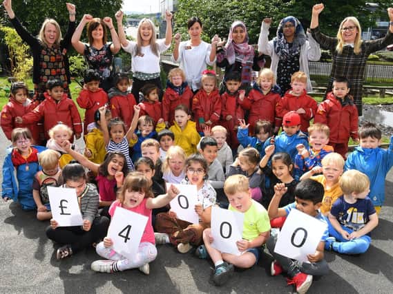 Basnett Street Nursery School was awarded 4000 from the Tesco Bags for Help scheme.