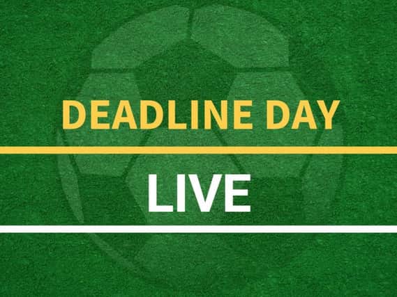 The transfer deadline day in the Premier League.