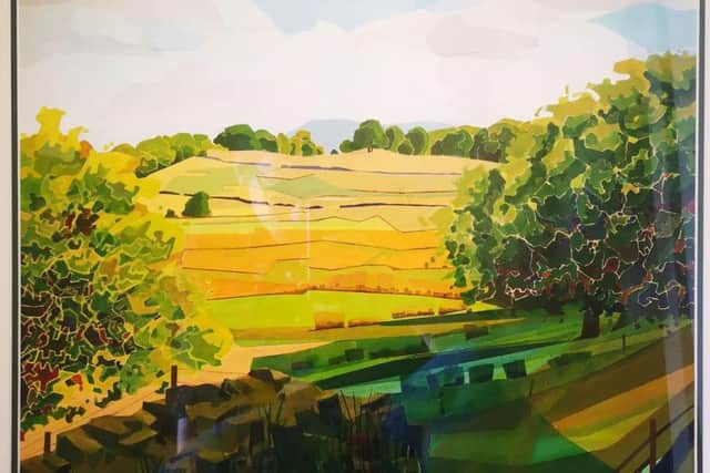 Pendle Hill from Moor Lane, Langho, by Peter Hopwood