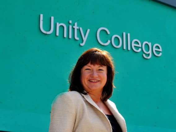 Burnley's Unity College headteacher Sally Cryer is celebrating the best GCSE results in its history