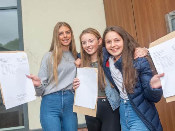 Blessed Trinity RC College GCSE results day joy