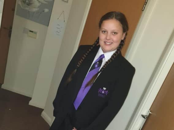 Paige Parker (11) starts at Burnley High School