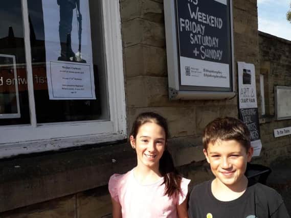 Young people follow the trail to find where the soldiers of Clitheroe who did not return from the First and Second World Wars