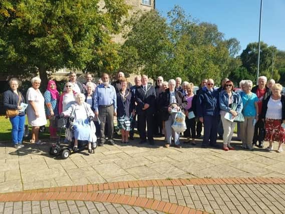 World Peace Day is observed in Burnley's Peace Garden