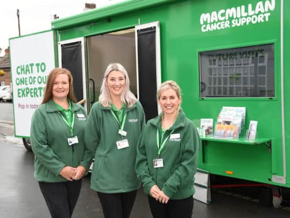 The Macmillan Cancer Support team is visiting Burnley in October