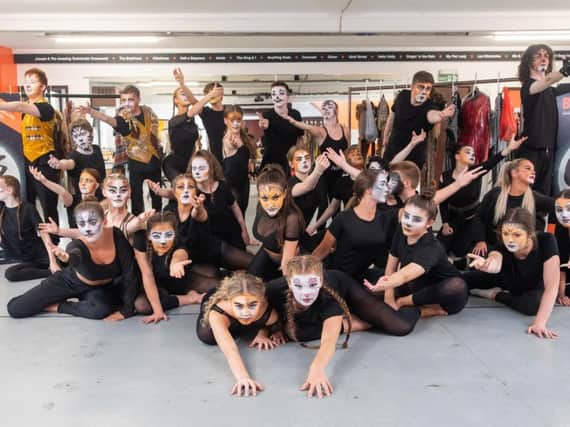 The cast of 'Cats' as performed by Basics Theatre School. (Photo Andy Ford)