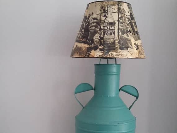 This lamp has been given a new lease of life