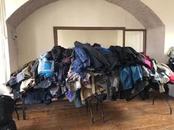 Some of the coats donated last year