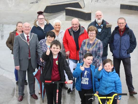 The new wheeled sports area is already proving a big hit with youngsters