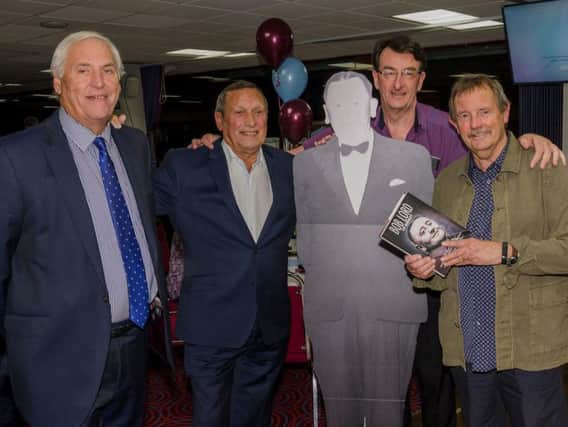 Former referee Keith Hackett with Frank Casper, Mike Smith and Dave Thomas. Pic: Ian Bannister