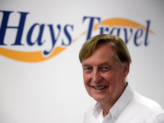John Hays, the owner of Hays Travel, who has pledged to re-open all the branches that closed when Thomas Cook collapsed, including branches in Burnley and Colne