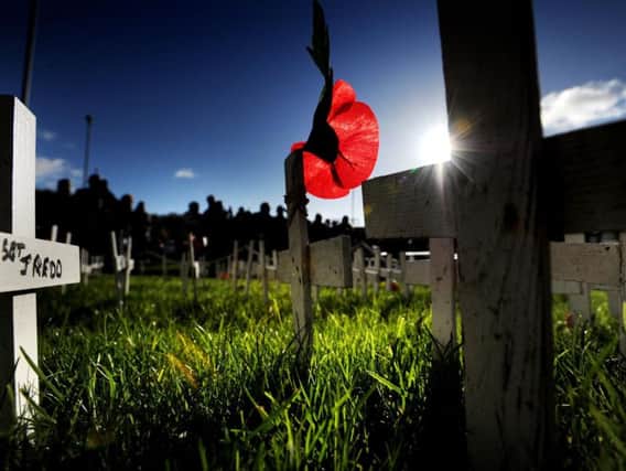 The annual Service of Remembrance will take place at the Peace Garden in Burnley