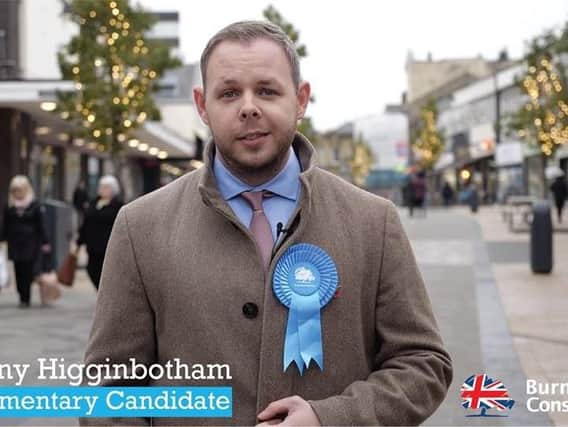 Tory candidate Antony Higginbotham