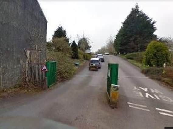 The entrance to Clitheroe's household waste and recycling centre.