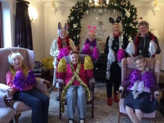 Residents spread some festive cheer