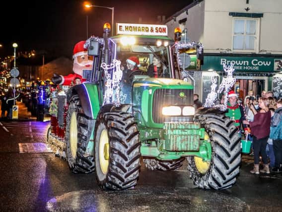 Clitheroe Young Farmers festive tractor run. Photos by David Johnston
