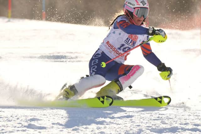 Teenage skier Charlotte Holmes tackles the slopes as part of Team GB       Photos: Neil [Racer Ready] and Alex [Team Evolution]