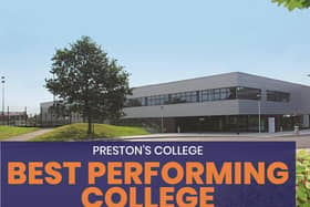 Preston's College is inthe top 15% nationally for classroom-based learrnng inthe latest QAR tables