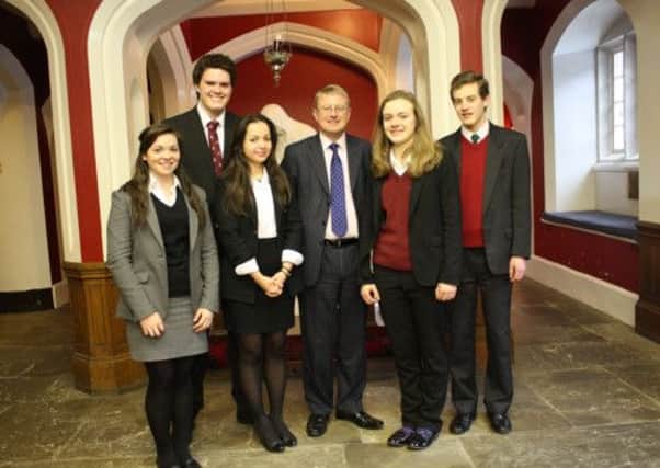 OXFORD BOUND: Pictured from left to right are Charlotte Redmond, James Powell, Natalya Filvarova, Andrew Johnson, Lucia Turner and Simon Whittle. (s)