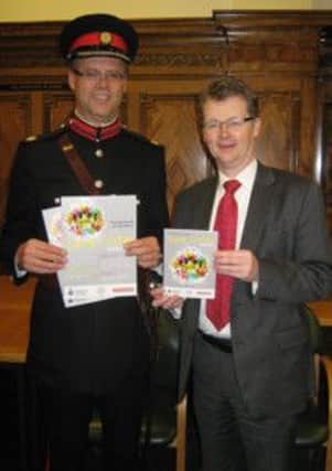 High Sheriff Jeremy Gorick and Ian Wood from BAE Systems