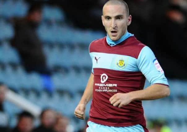 TAKING HIS CHANCE: Martin Paterson his counting his blessings at Turf Moor