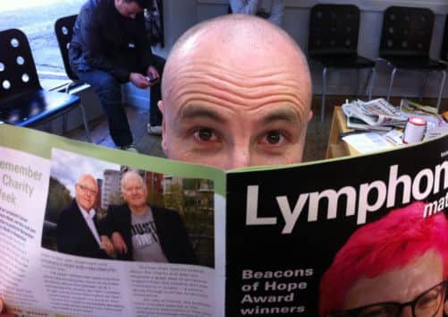 HEADS UP: Sam's uncle, Mick Smith, after being shorn for lymphoma research.