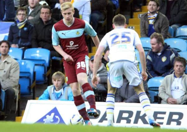 LUCKLESS: Ben Mee in action on Tuesday night
