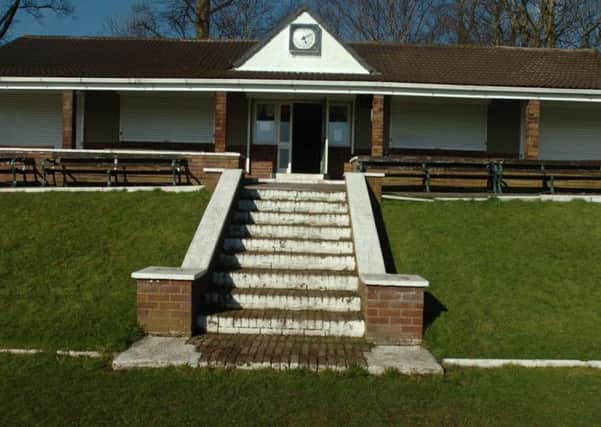 Padiham Cricket Club pavilion which was broken into over the weekend.  A140311/1