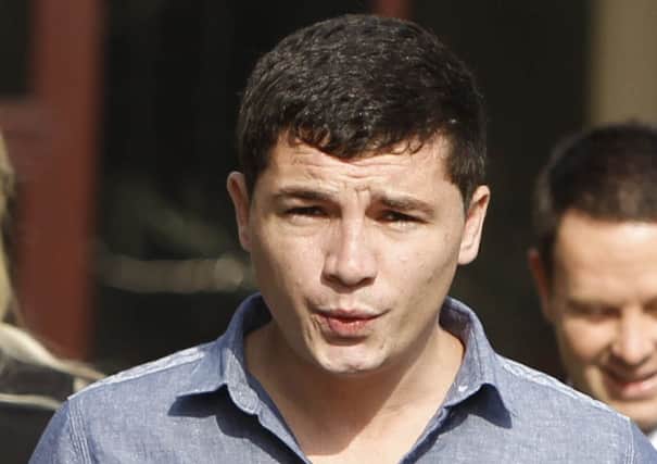 File photo dated 15/08/12 of actor Jody Latham, as the former Shameless and EastEnders actor Jody Latham burst into tears today as he was spared a jail sentence for growing cannabis behind the partitioned wall of a garage. PRESS ASSOCIATION Photo. Issue date: Monday December 17, 2012. Latham, 29, who recently dated the X Factor judge Tulisa Contostavlos, started crying in the dock as he was told by a judge that his "sophisticated" production of the drug could only warrant a prison term. See PA story COURTS Latham. Photo credit should read: Peter Byrne/PA Wire