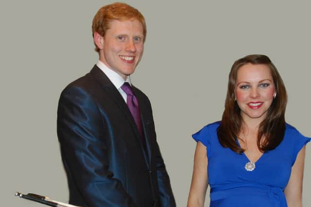 Alex Barnes and Anna Croad, who performed for Clitheroe Concerts Society. Photo: Ken Geddes.