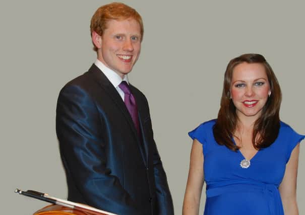 Alex Barnes and Anna Croad, who performed for Clitheroe Concerts Society. Photo: Ken Geddes.