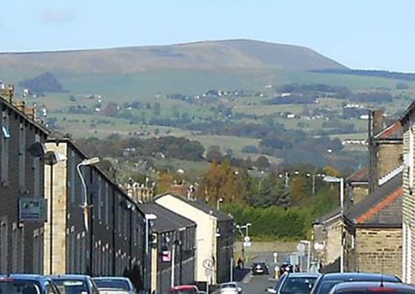 MAJESTIC: Pendle Hill on a bright day, taken from Nairne Street by David Parker